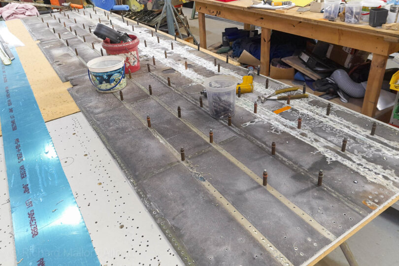 SBD Dauntless – Topside Wing Center Section Restoration