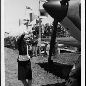 Elsie Gregory Christens New Hurricane At Fort William Archives Of Ontario Image