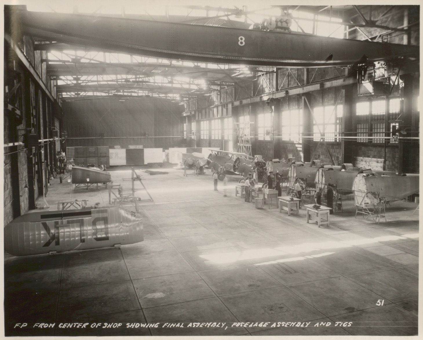 Grumman Goblin Production Line At Ccf Plant In Fort William Circa 1938