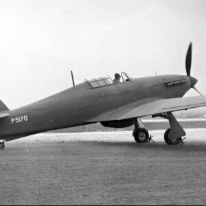 Hawker Hurricane (ccf) Mk.i P5170 Fort William 10jan1940 (date Of First Flight)